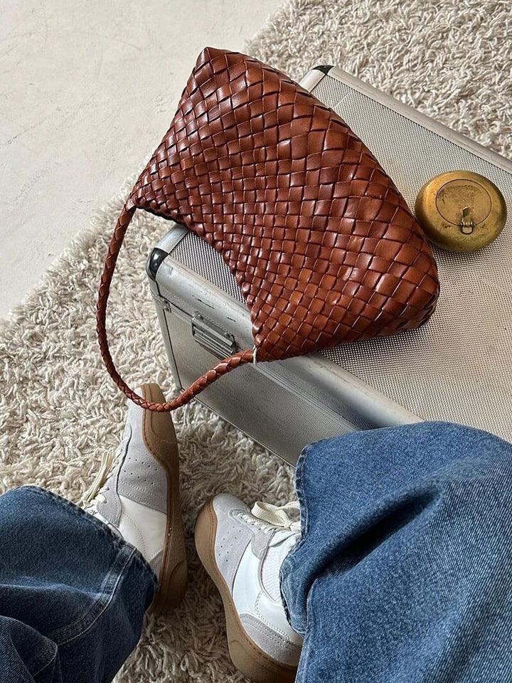 Drune | Schultertasche Mit Geflochtenem Design