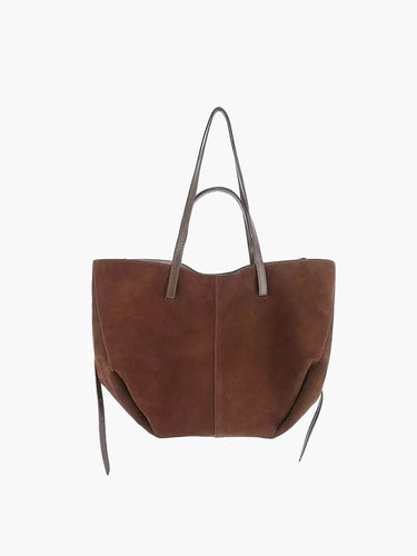 Drune | braune und schwarze Tote Bag für Damen - schicke und vielseitige Handtasche