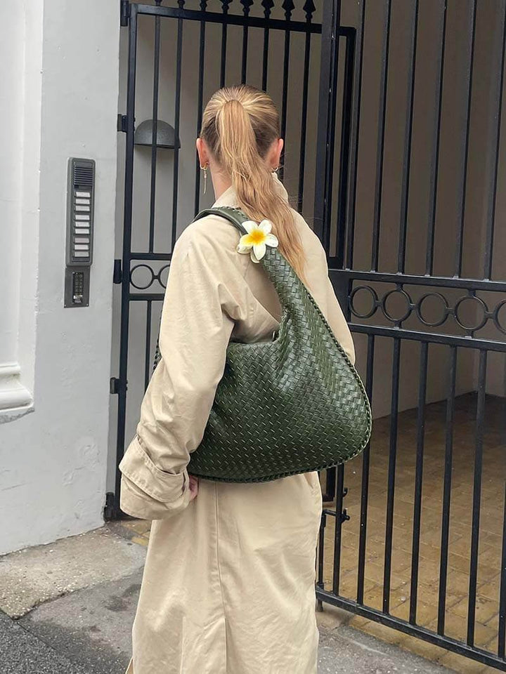 Drune | Große Geflochtene Hobo Tasche