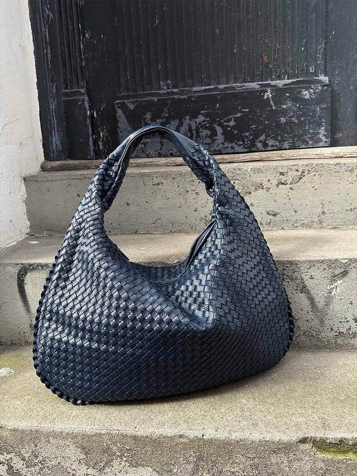 Drune | Große Geflochtene Hobo Tasche