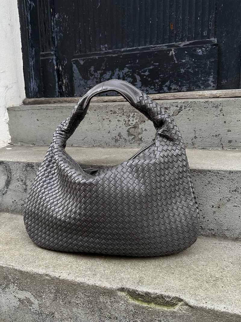 Drune | Große Geflochtene Hobo Tasche