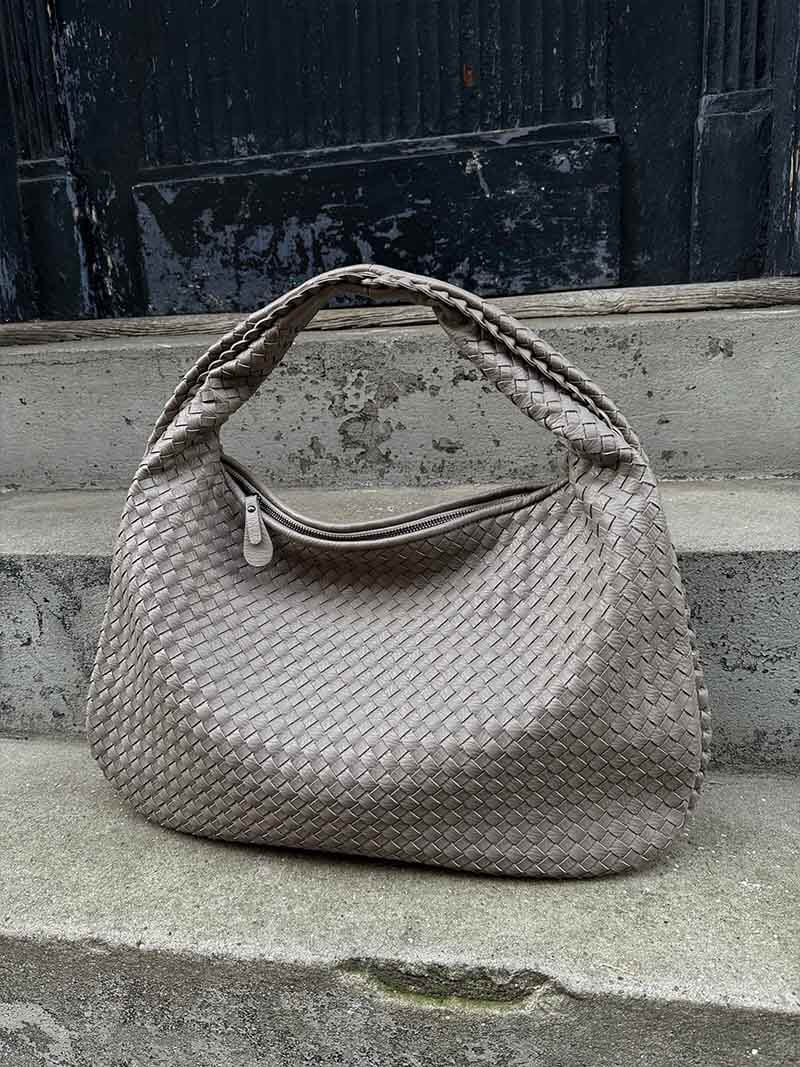 Drune | Große Geflochtene Hobo Tasche