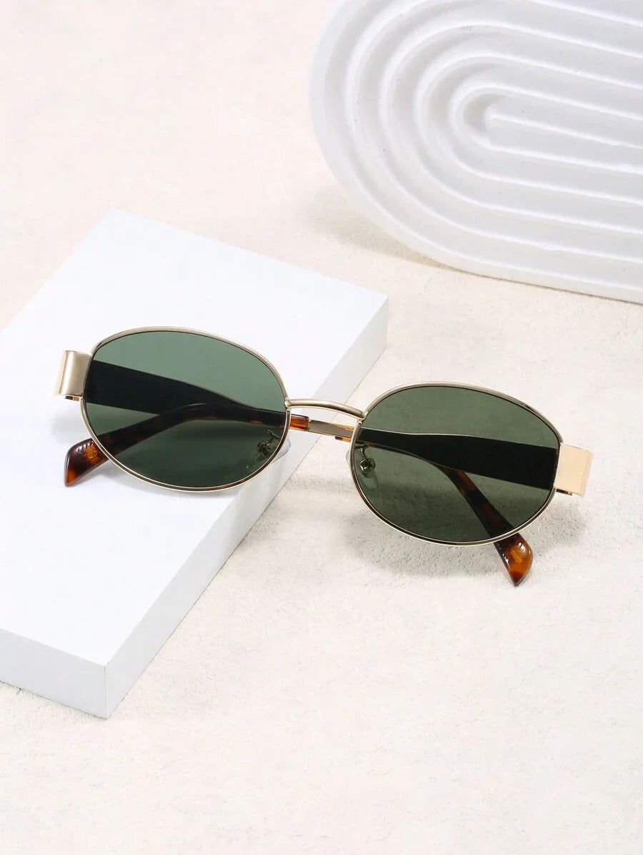 Drune - Sonnebrille Damen Gold | Vintage Retro Sunglasses Women