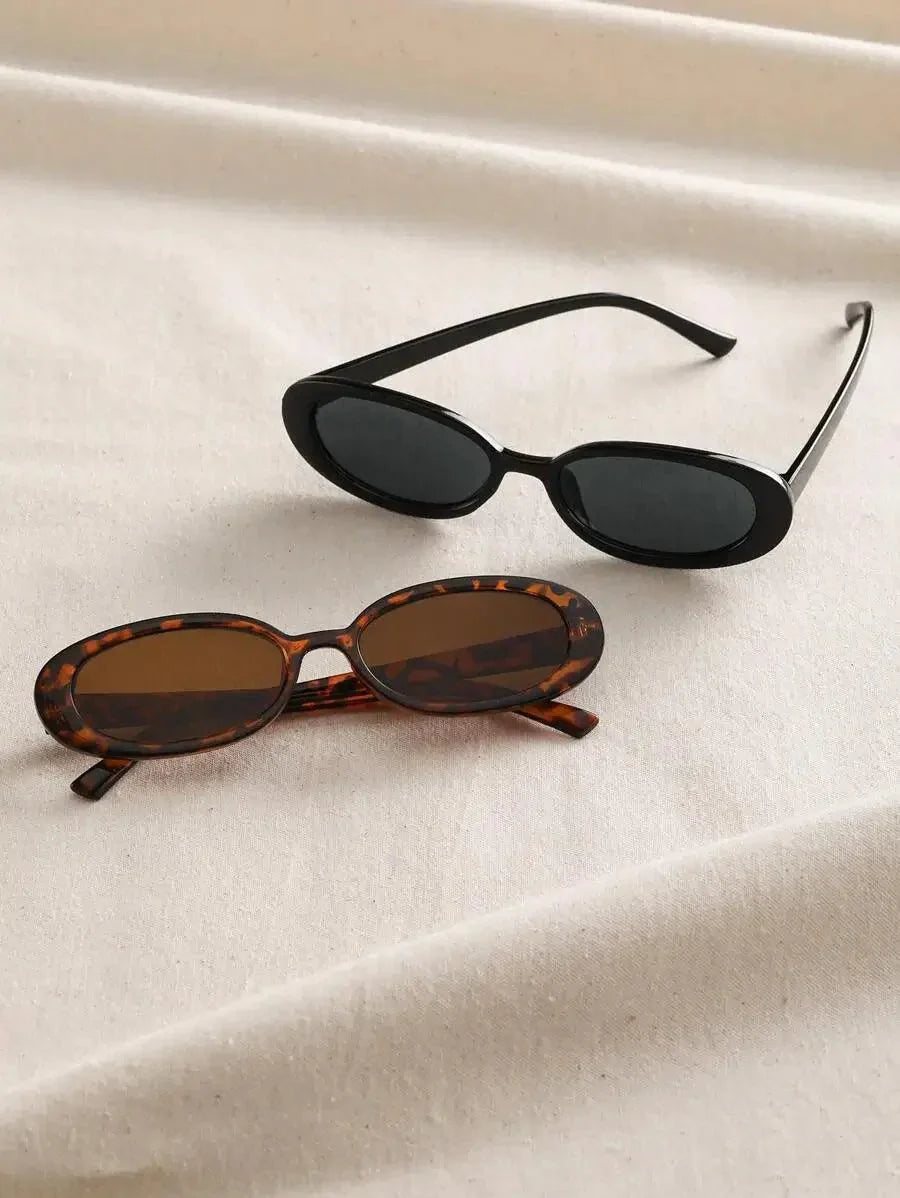 Drune | Ovaler Sonnenbrille Im 90er Jahre Stil Mit Weinlese Charme