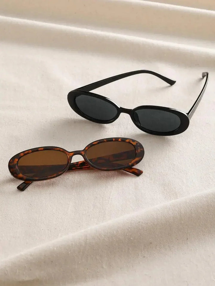 Drune | Ovaler Sonnenbrille Im 90er Jahre Stil Mit Weinlese Charme