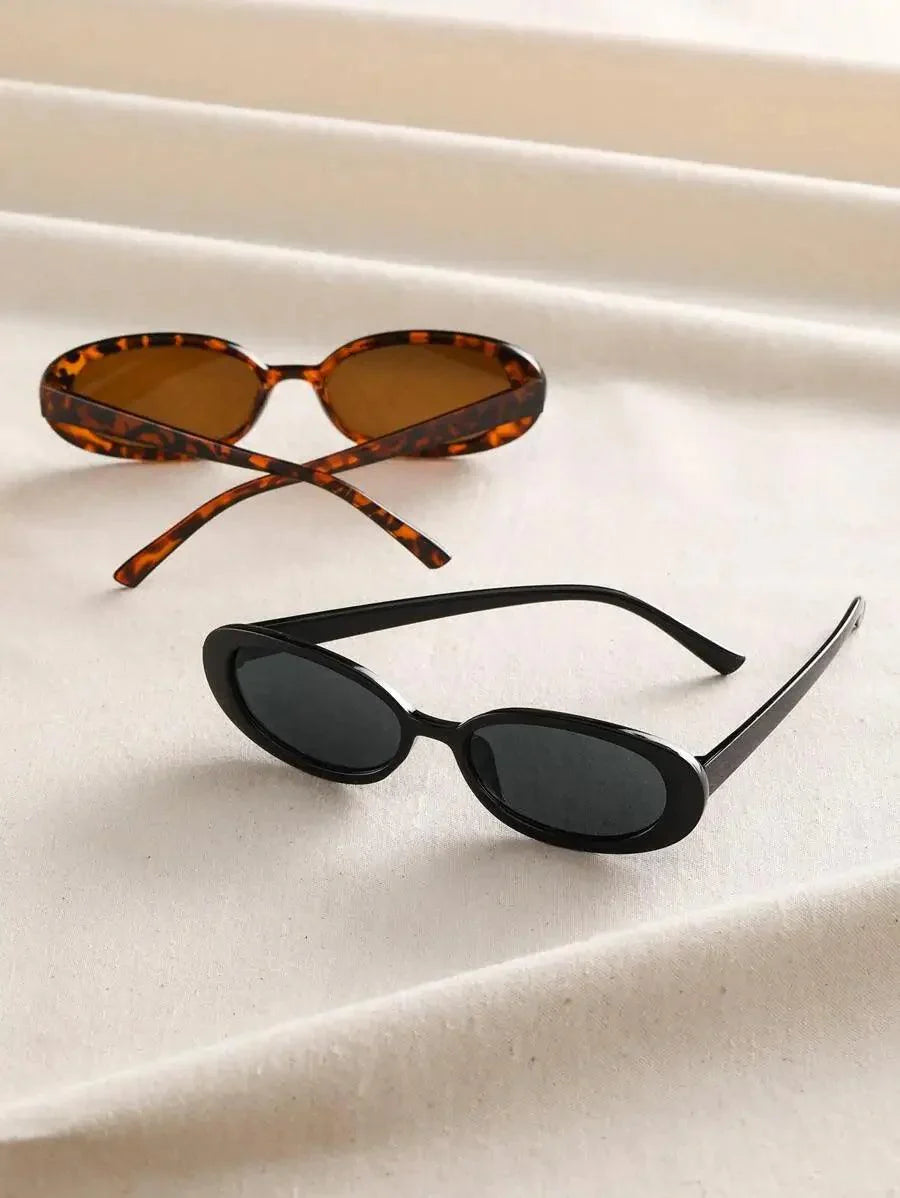 Drune | Ovaler Sonnenbrille Im 90er Jahre Stil Mit Weinlese Charme