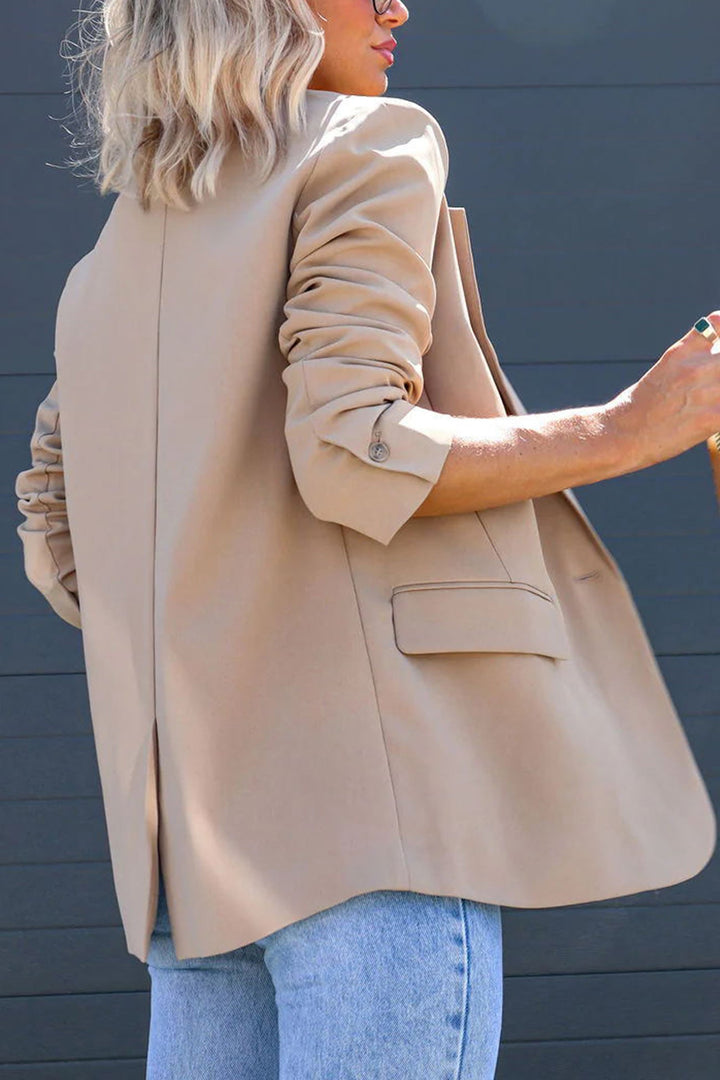 Drune | mittellanger Blazer mit Revers