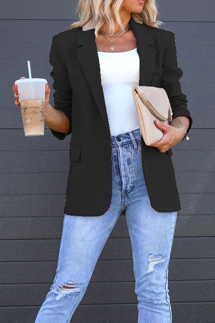 Drune | mittellanger Blazer mit Revers