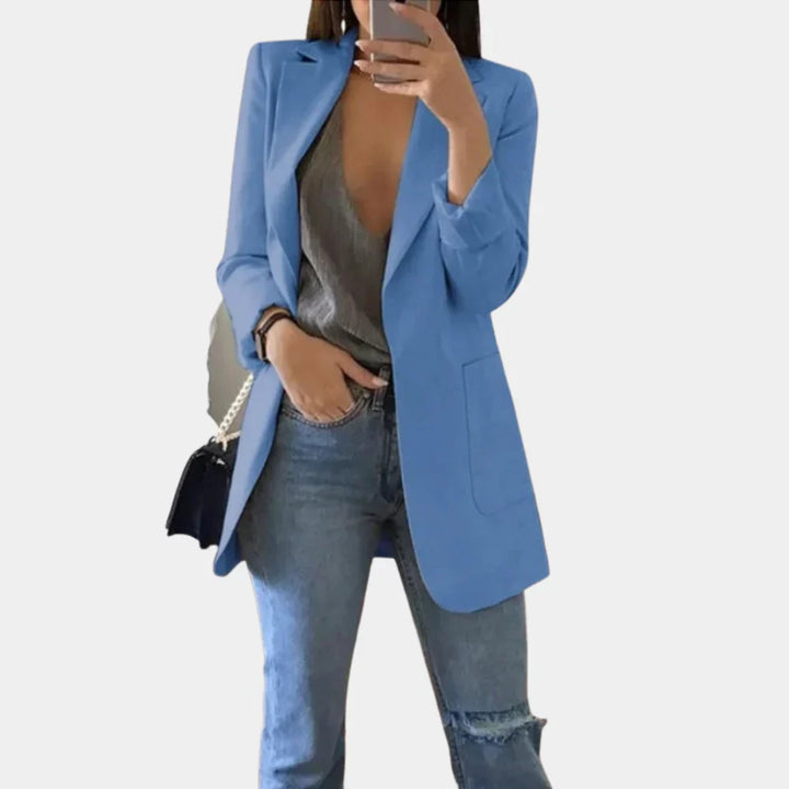 Drune | Langer Slim Fit Blazer für Damen