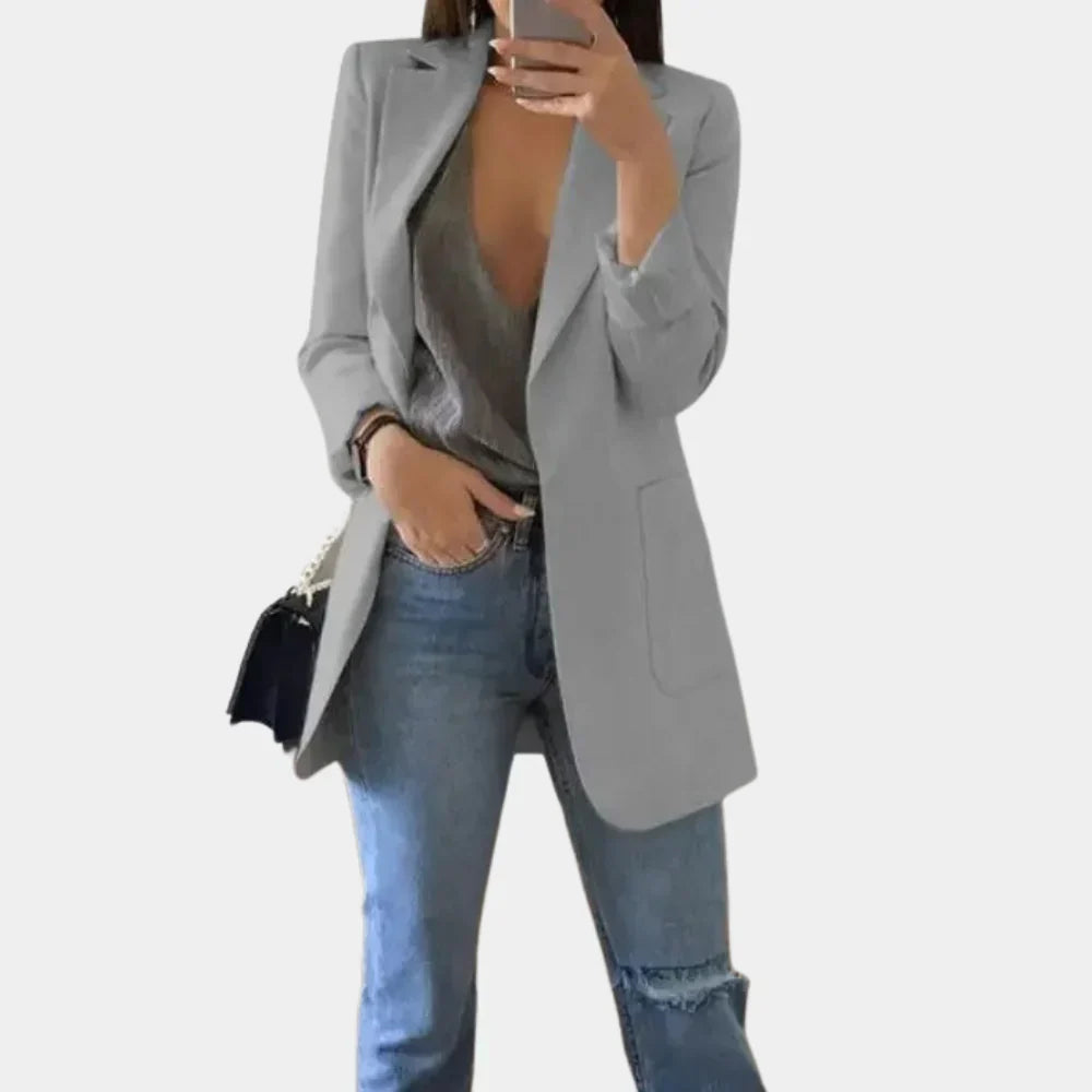 Drune | Langer Slim Fit Blazer für Damen