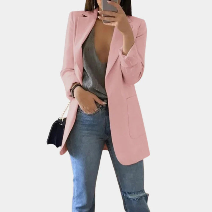 Drune | Langer Slim Fit Blazer für Damen