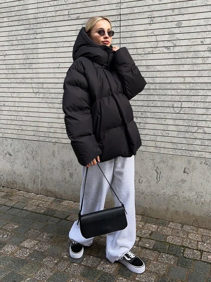 Drune | Damen Oversized Pufferjacke mit gemütlicher Winterwärme