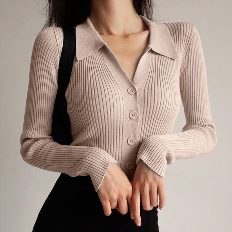 Drune | Ausschnitt Damen Slim-Fit Top
