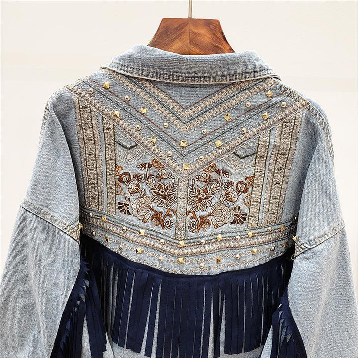 Drune | Boho Quasten Übergröße Damenjacken