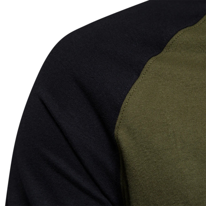 Drune | Langarmshirt - Lässiges T-Shirt mit Kontrastärmeln