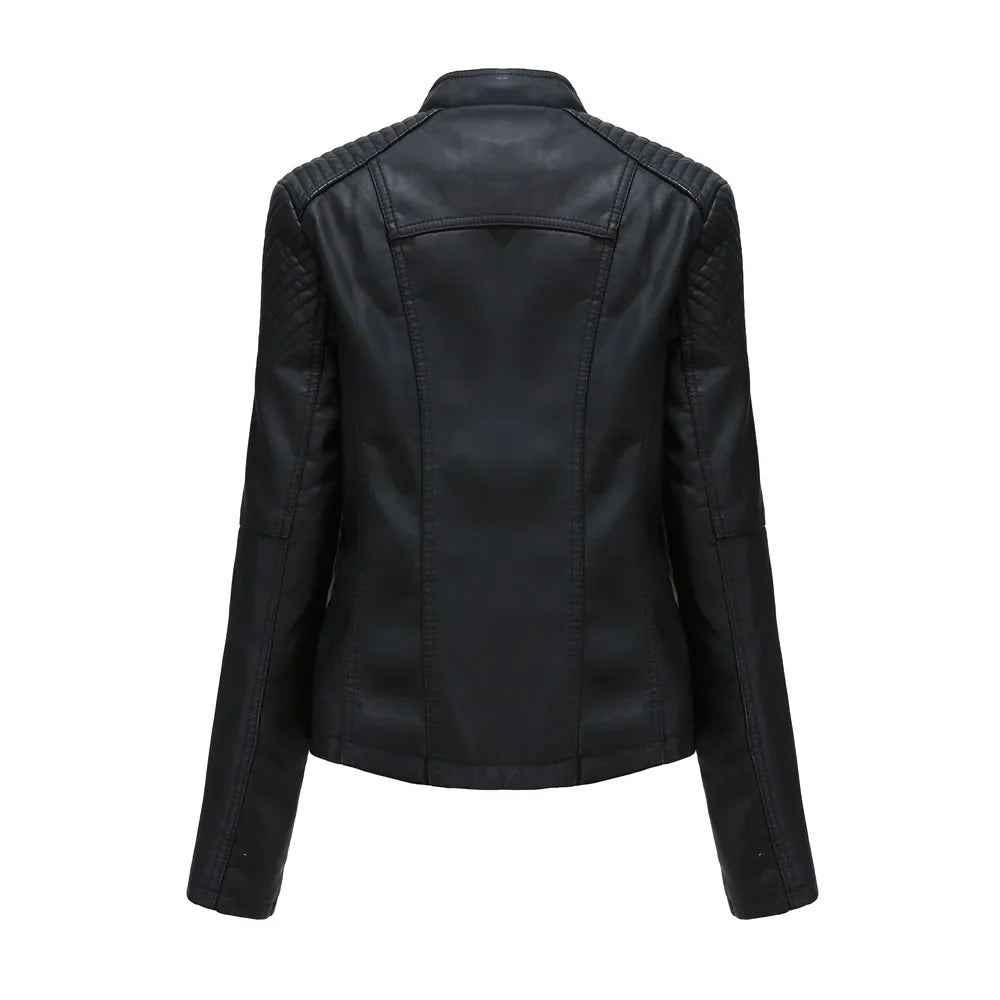Drune - Glatte Lederjacke