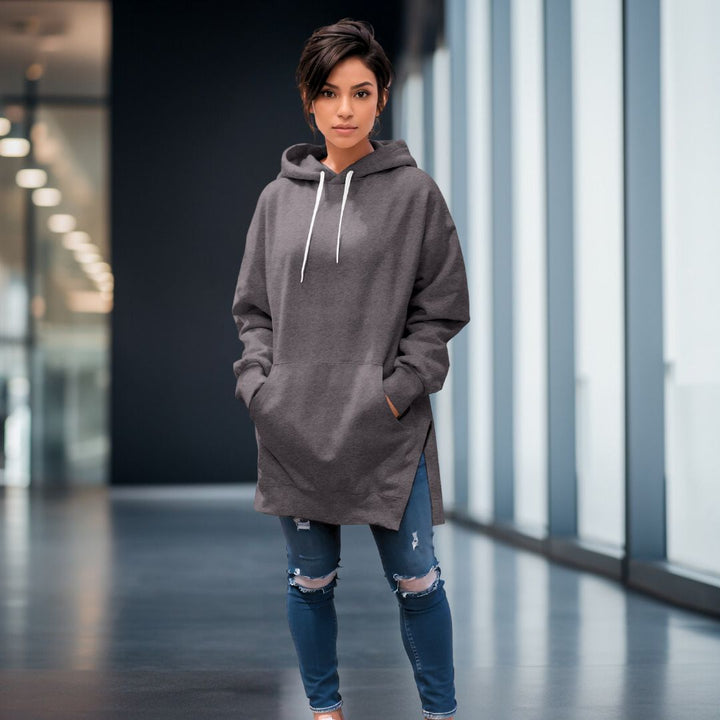 Drune | Bequemes Oversize-Kleid mit Kapuze für Damen