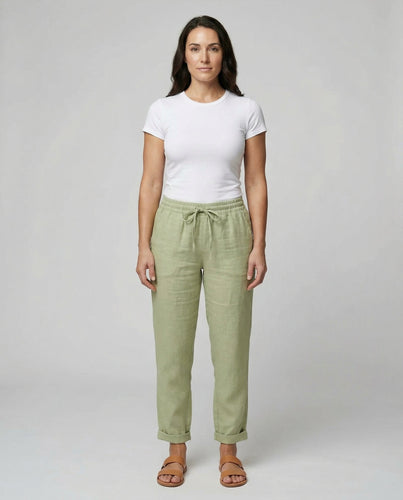 Luftige Damen Leinenhose Sommer | Drune