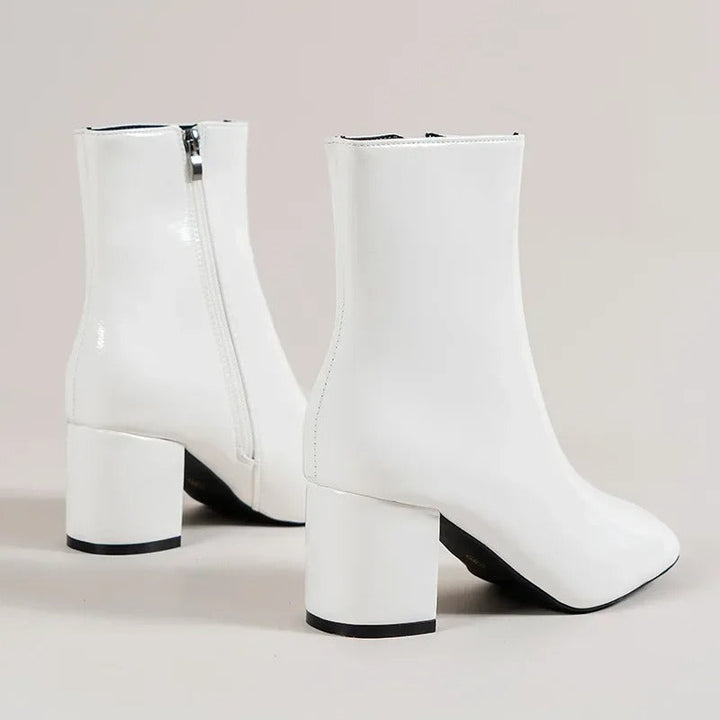 Drune | Salomé Stylische Stiefeletten Mit Blockabsatz
