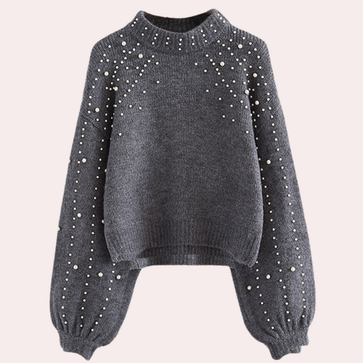 Drune | Damenpullover mit Perlen