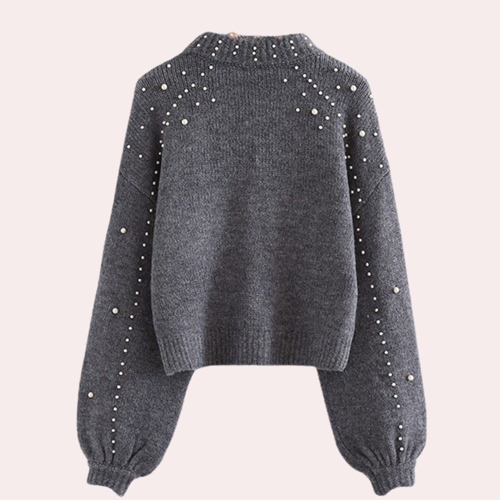 Drune | Damenpullover mit Perlen