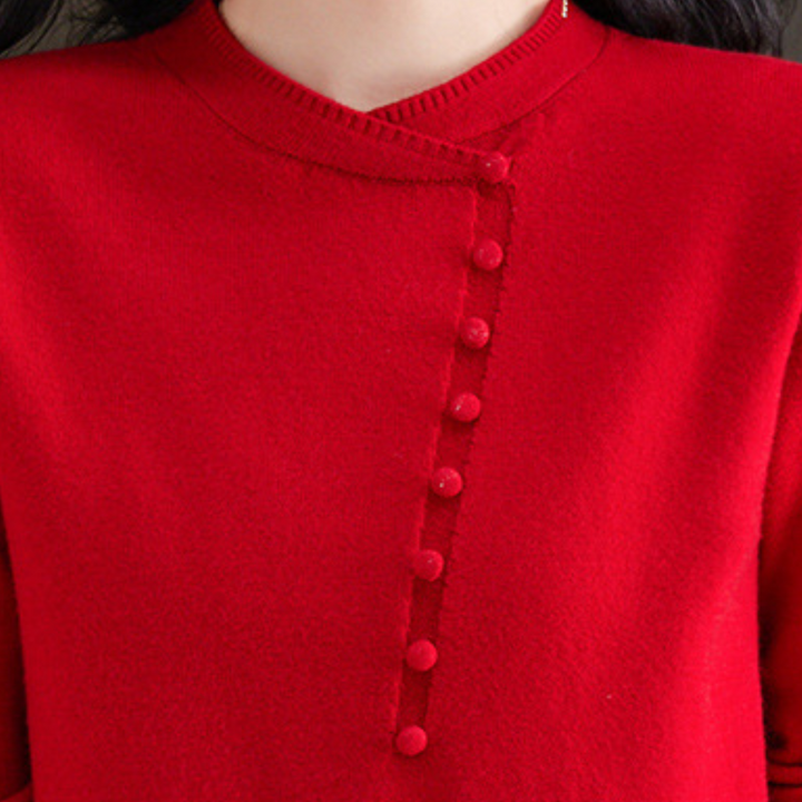 Drune | Damenpullover mit Knöpfen