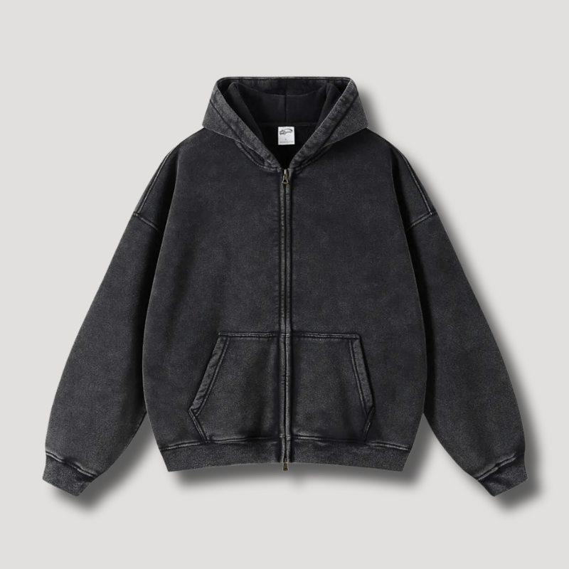 Drune - Oversize Kapuzenjacke im Vintage-Look