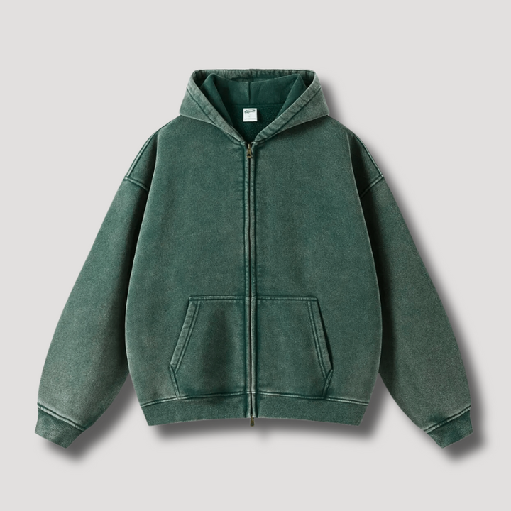 Drune - Oversize Kapuzenjacke im Vintage-Look