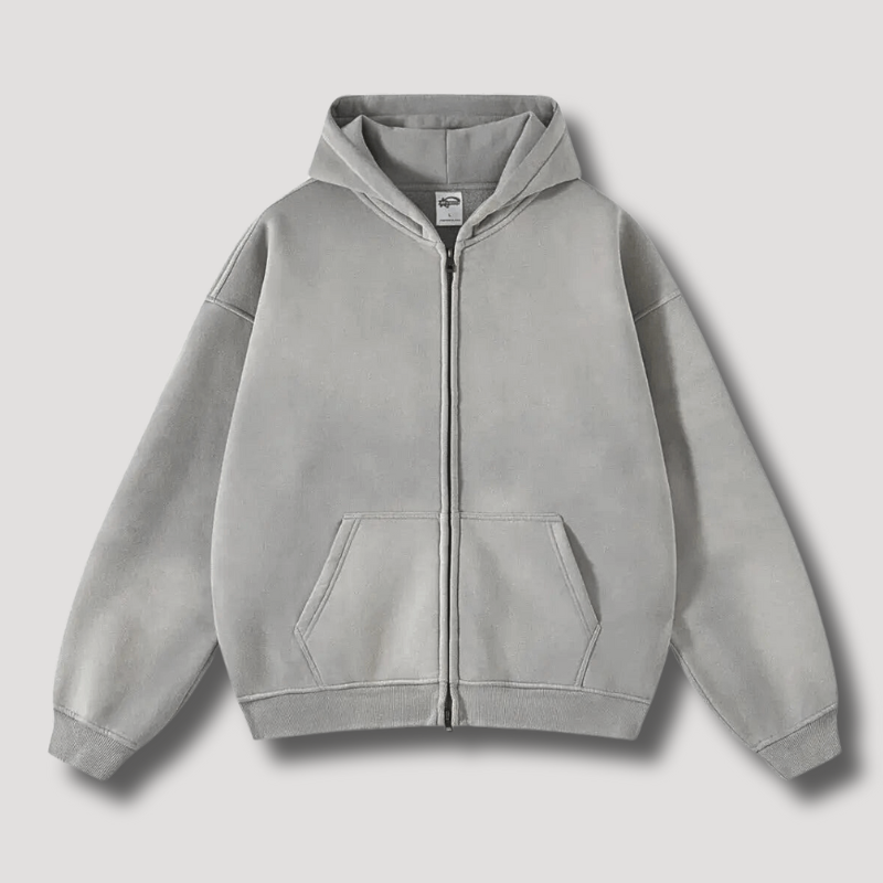 Drune - Oversize Kapuzenjacke im Vintage-Look