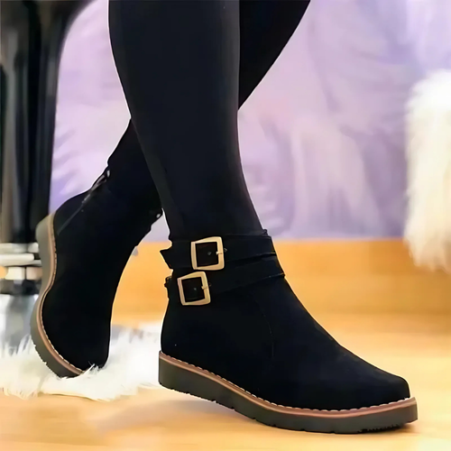 Drune | Strukturierte Knöchelstiefel für Frauen – Schicker & Vielseitiger Stil