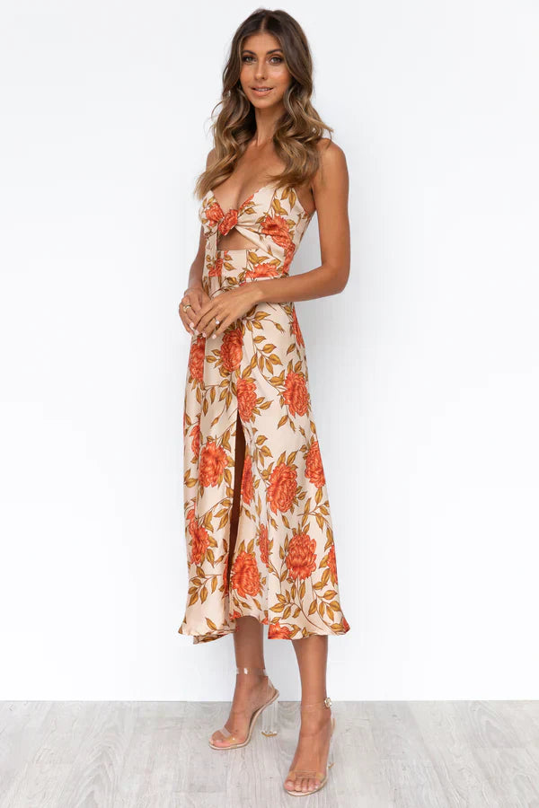 Drune | Cocktailkleid mit Glänzendem Finish
