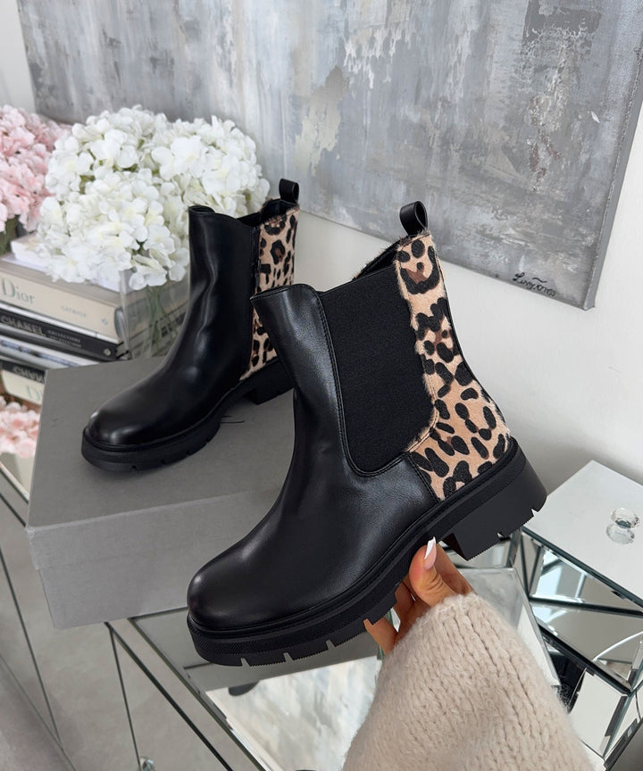 Drune | Stylische kniehohe Stiefel in Schwarz mit bequemem Innenfutter für den Alltag