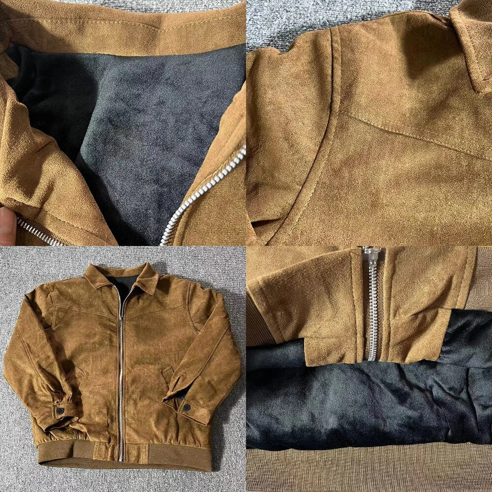 Drune | Weinlese Reißverschlussjacke Herbstjacke