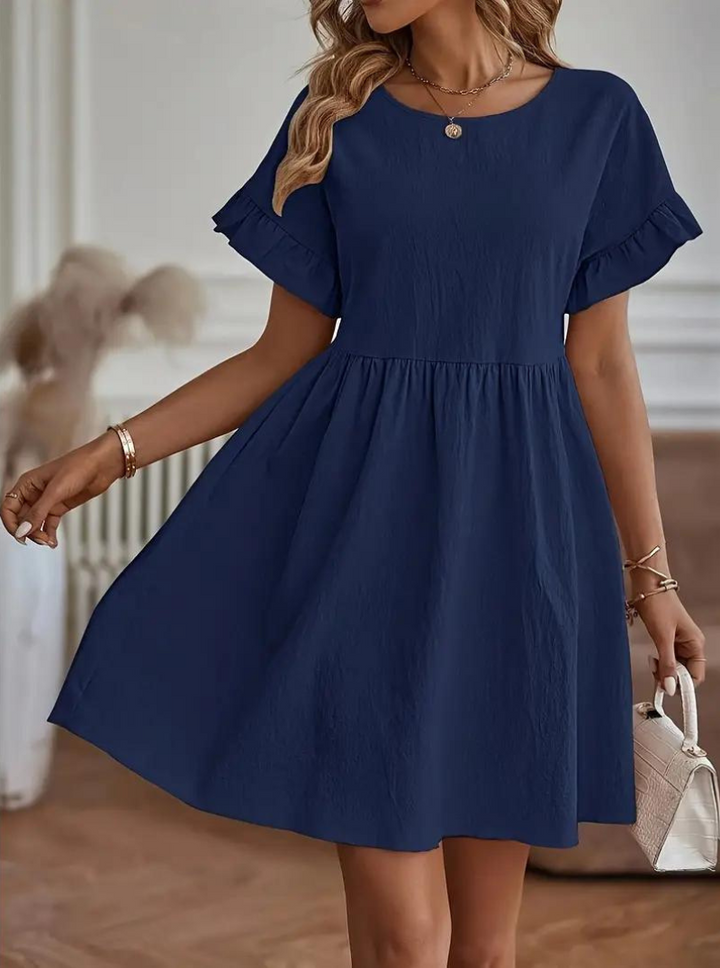 Drune | Lässiges Hemd Mini Kleid