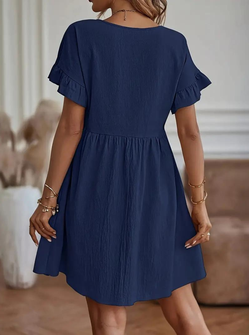 Drune | Lässiges Hemd Mini Kleid