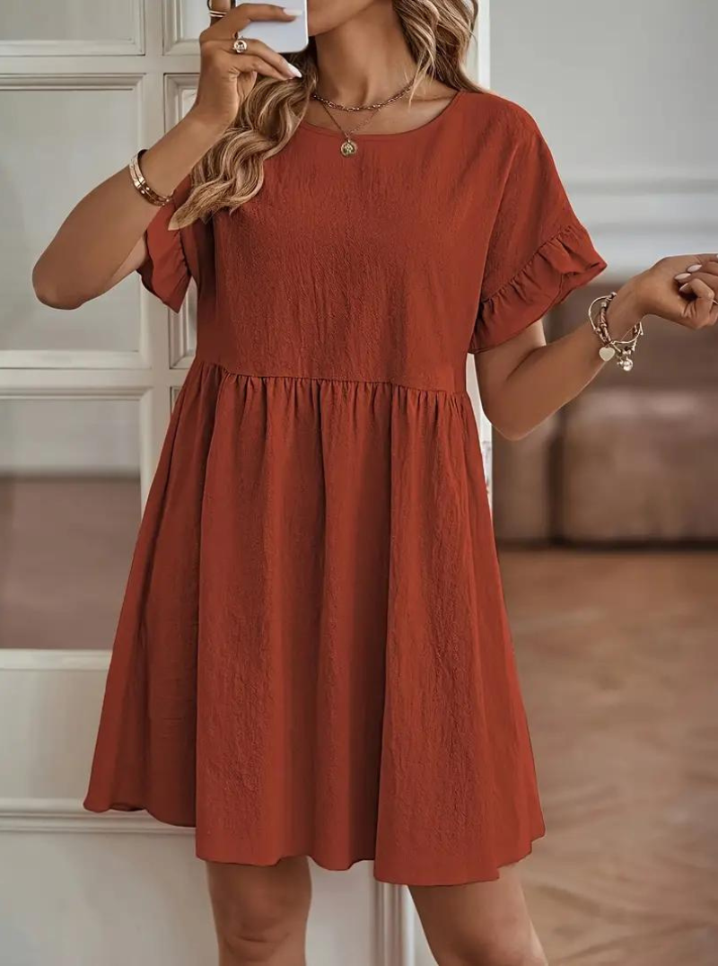 Drune | Lässiges Hemd Mini Kleid