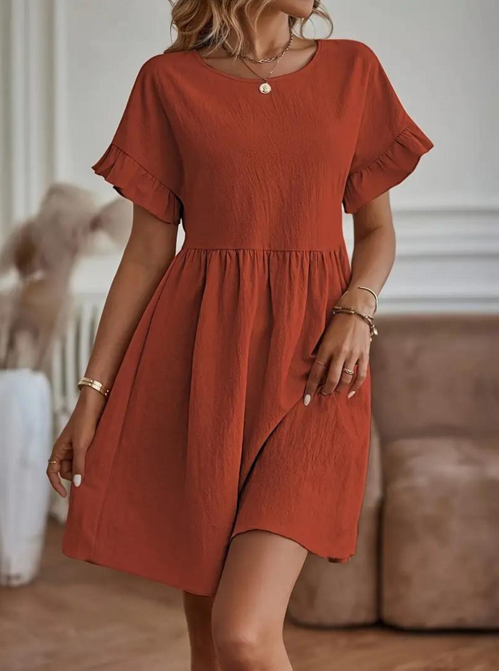 Drune | Lässiges Hemd Mini Kleid