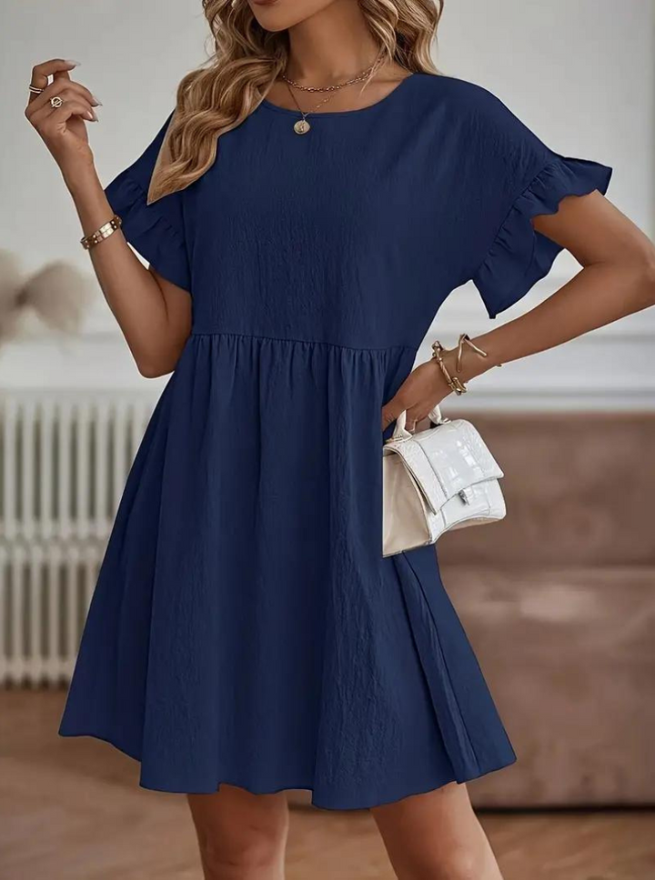 Drune | Lässiges Hemd Mini Kleid
