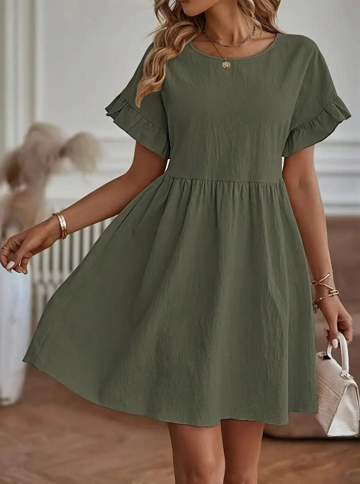 Drune | Lässiges Hemd Mini Kleid