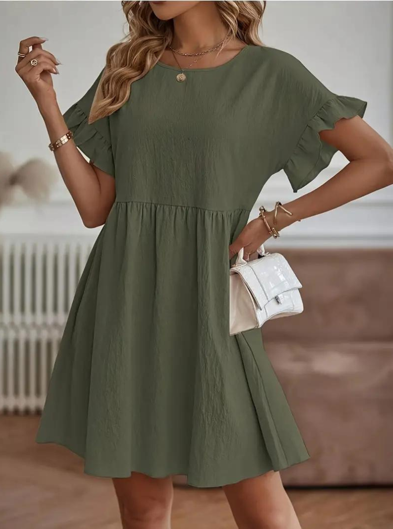 Drune | Lässiges Hemd Mini Kleid