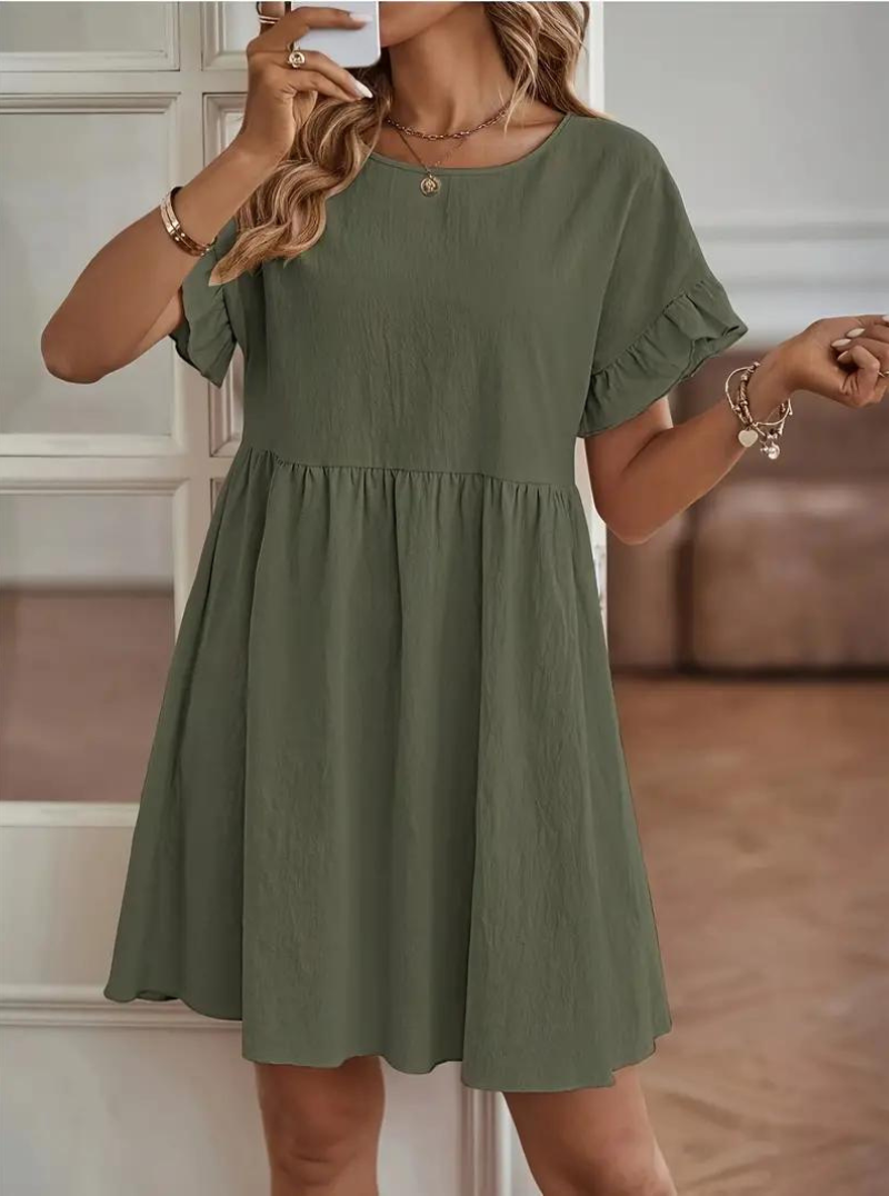 Drune | Lässiges Hemd Mini Kleid