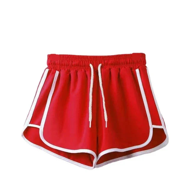 Drune | Damen Streifenshorts mit Atmungsaktivem, Elastischem Bund