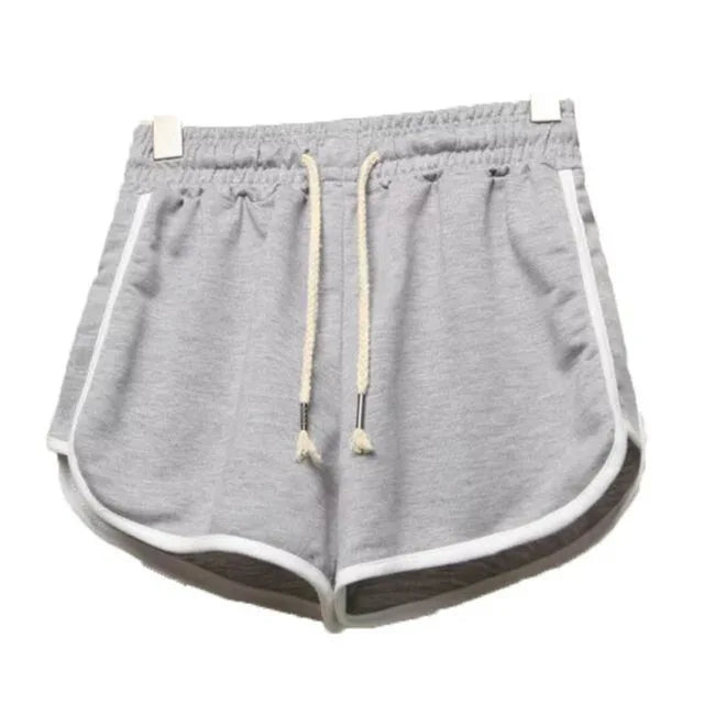 Drune | Damen Streifenshorts mit Atmungsaktivem, Elastischem Bund