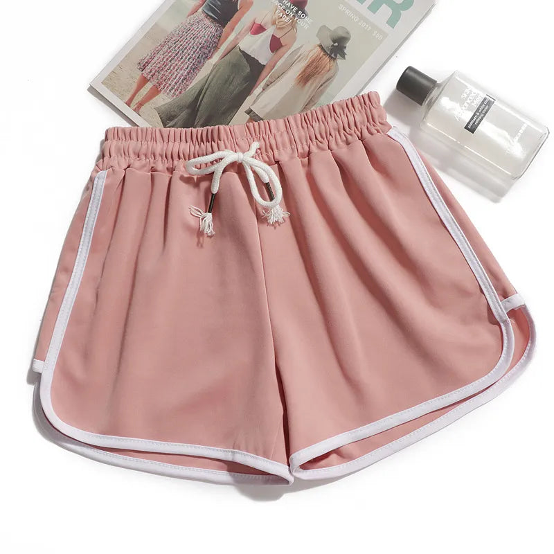 Drune | Damen Streifenshorts mit Atmungsaktivem, Elastischem Bund