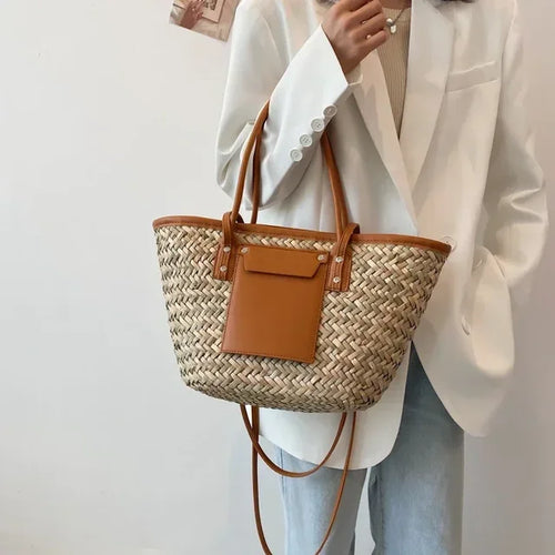 Drune | Große Handgefertigte Strandtasche