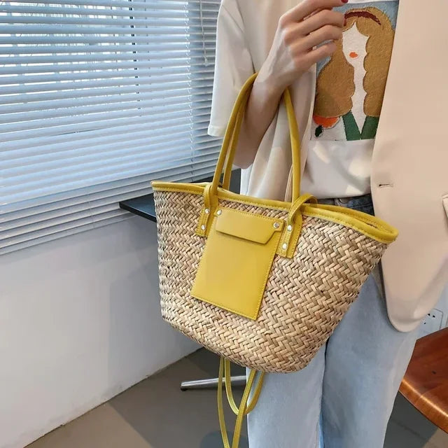Drune | Große Handgefertigte Strandtasche