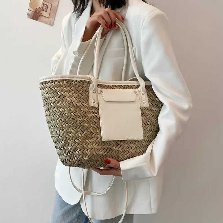 Drune | Große Handgefertigte Strandtasche