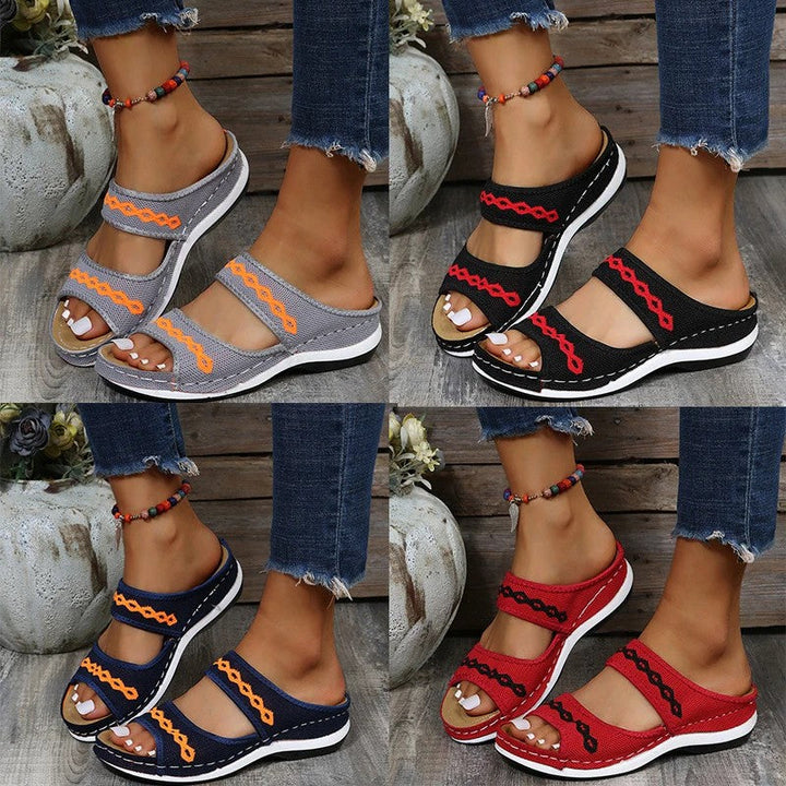 Drune | Orthopädische Ledersandalen Für Damen