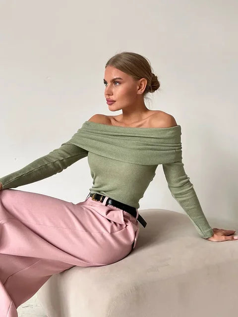 Drune - Off Shoulder Pullover