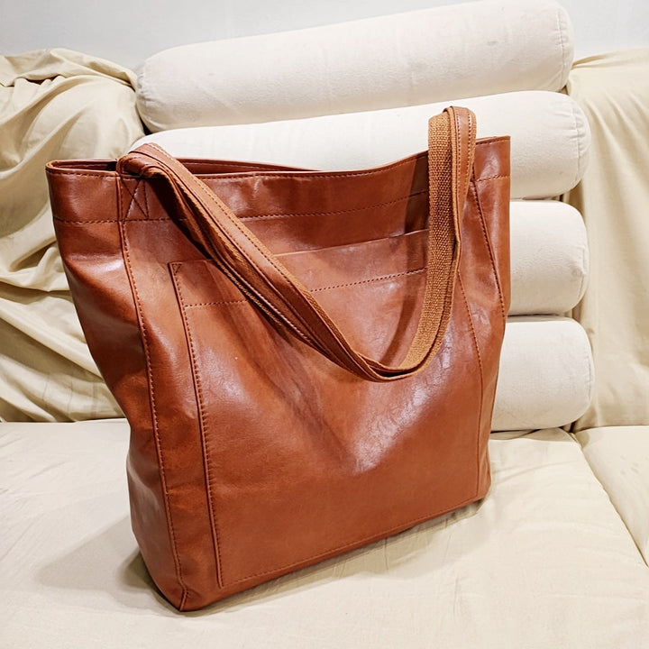 Drune - Damen Schultertasche aus veganem Leder